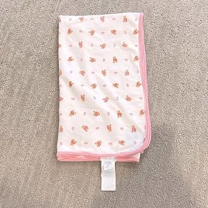 Polo Ralph Lauren Baby Girl Reversible Blanket Cotton Jersey 28x32